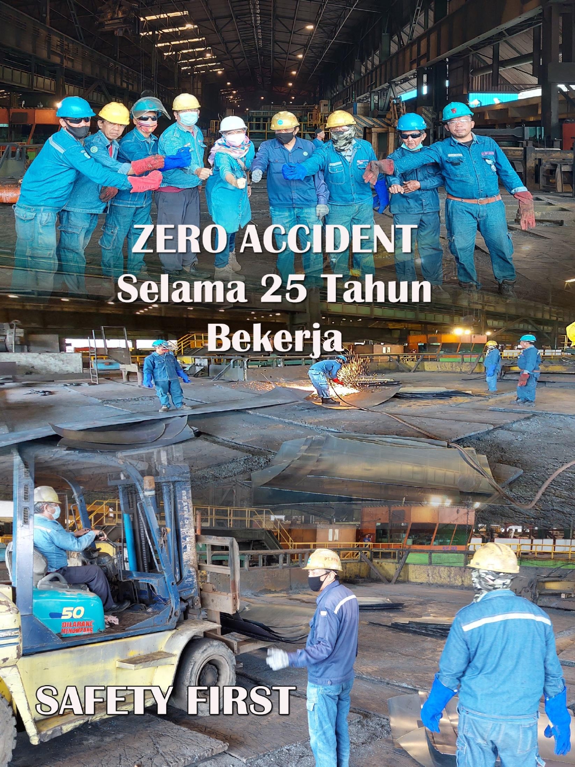 Zero Accident PT Jagur Karya Utama with PT Perdana Purna Mandiri (The Founder of PT Jagur Karya Utama)